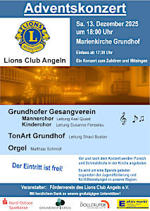 Plakat Adventskonzert 2025