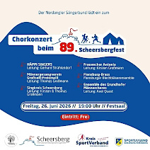 Plakatvorschau Chorkonzert NSB Scheersbergfest 2026